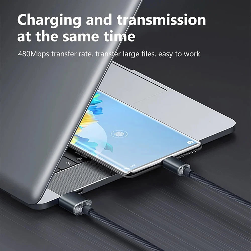 120W USB-C to USB-C Fast Charging Cable | iPhone Samsung