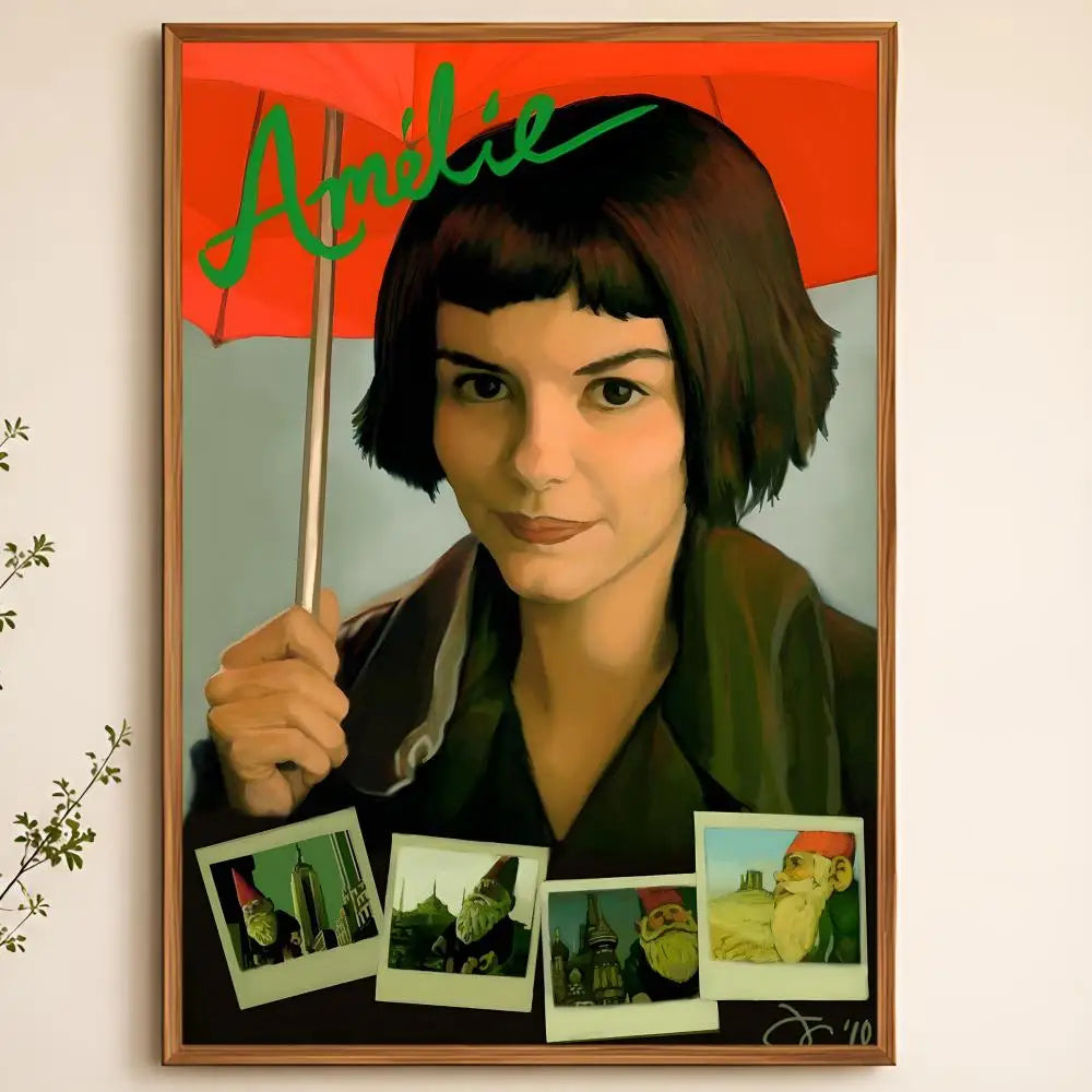 Amélie Movie Poster – Peel & Stick Waterproof PVC Wall Art