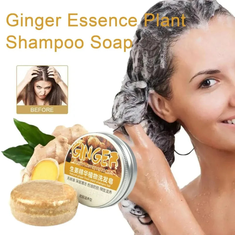 SADOER Ginger & Lavender Shampoo Bar – Soft, Silky Hair