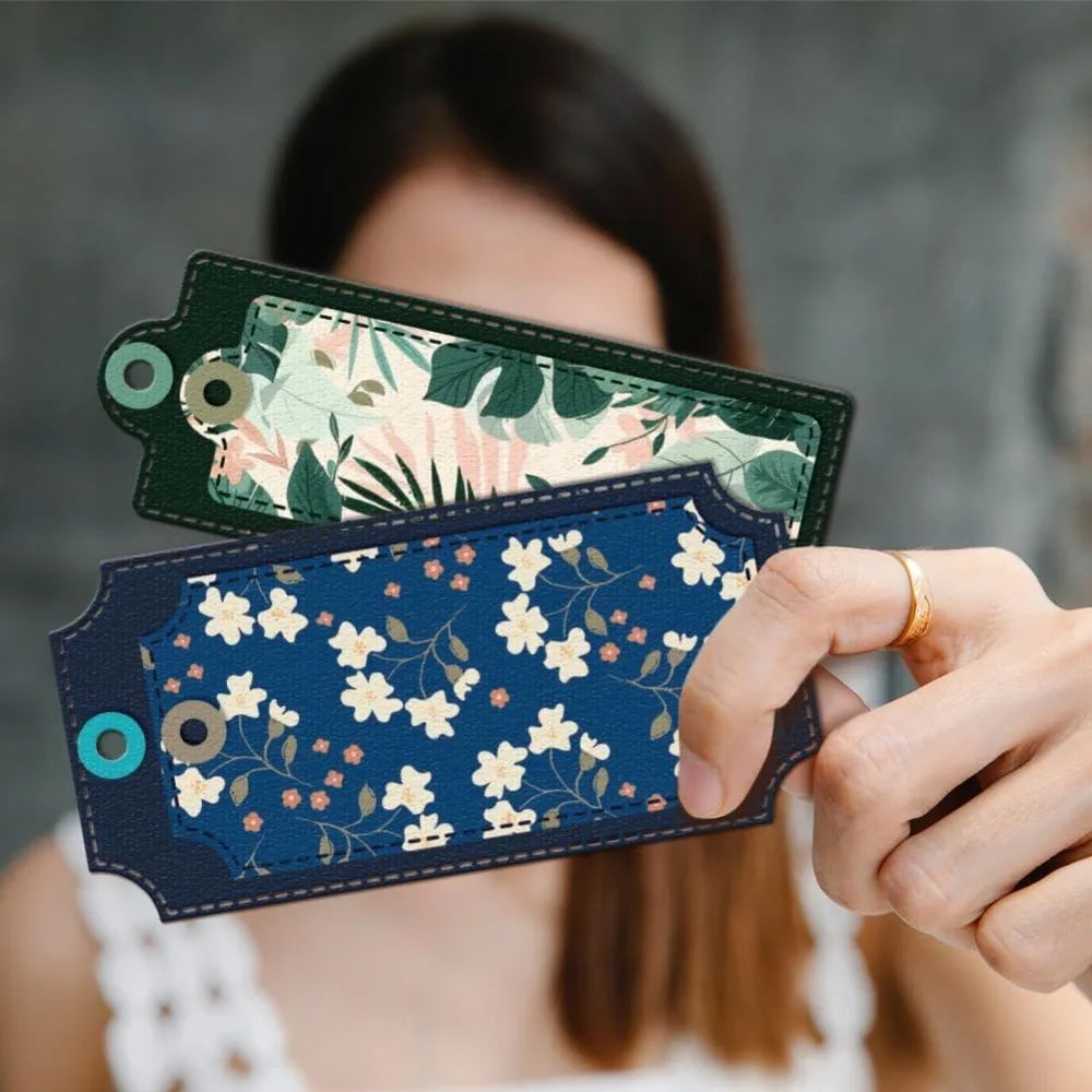 Metal Bookmark Tag Cutting Dies – Geometric Frame Scrapbook Set