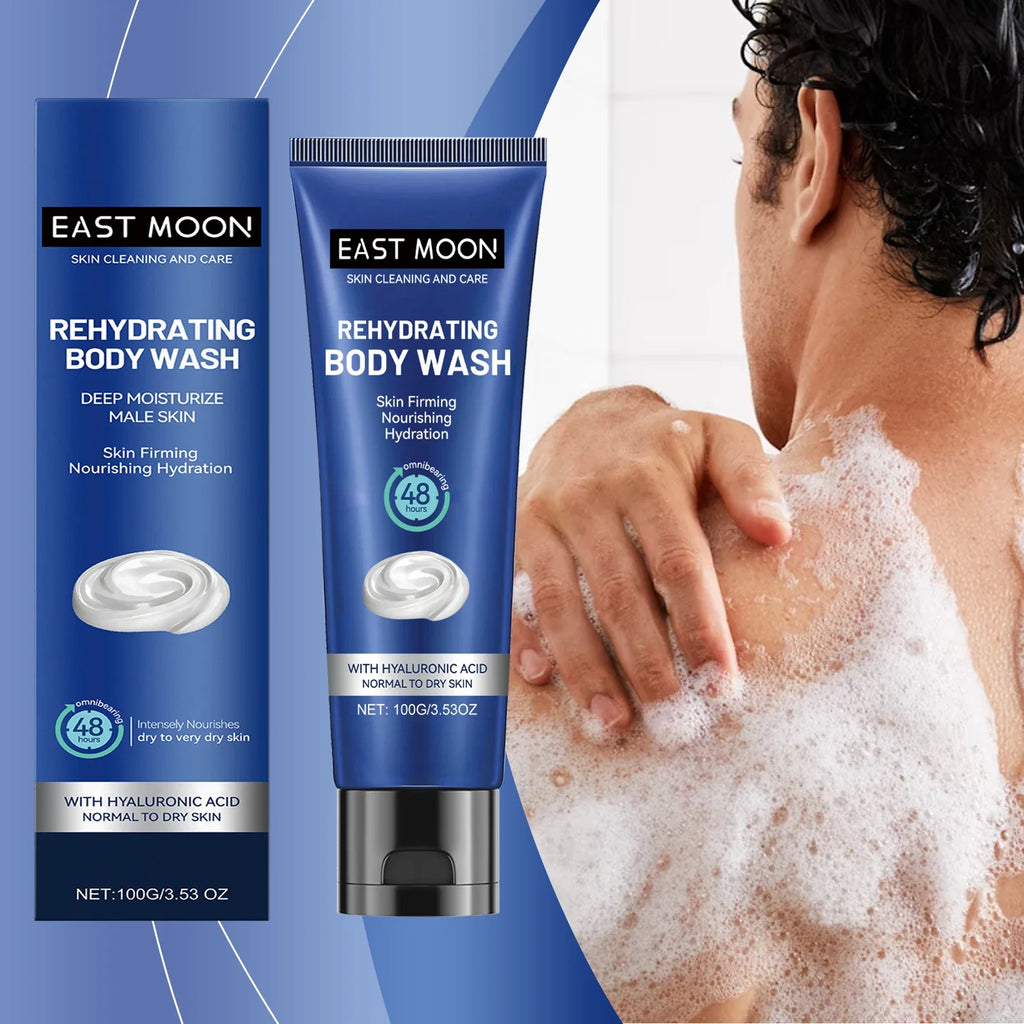 East Moon Hyaluronic Men's Shower Gel | Deep Moisture Body Wash