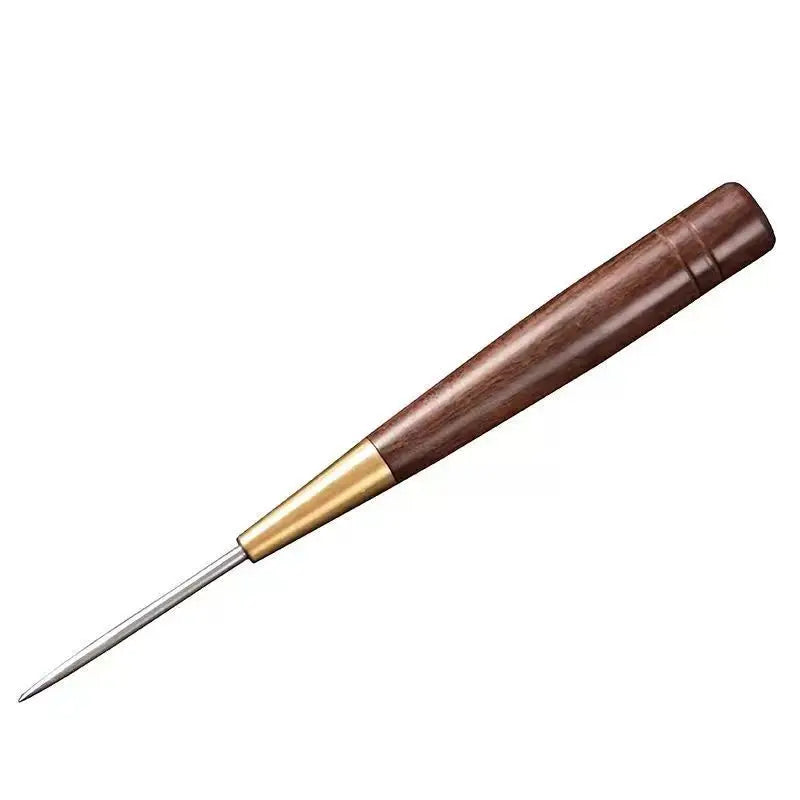 Sandalwood Single Handle Pointed Tea Needle Knife Long Taper Pu'er DIY
