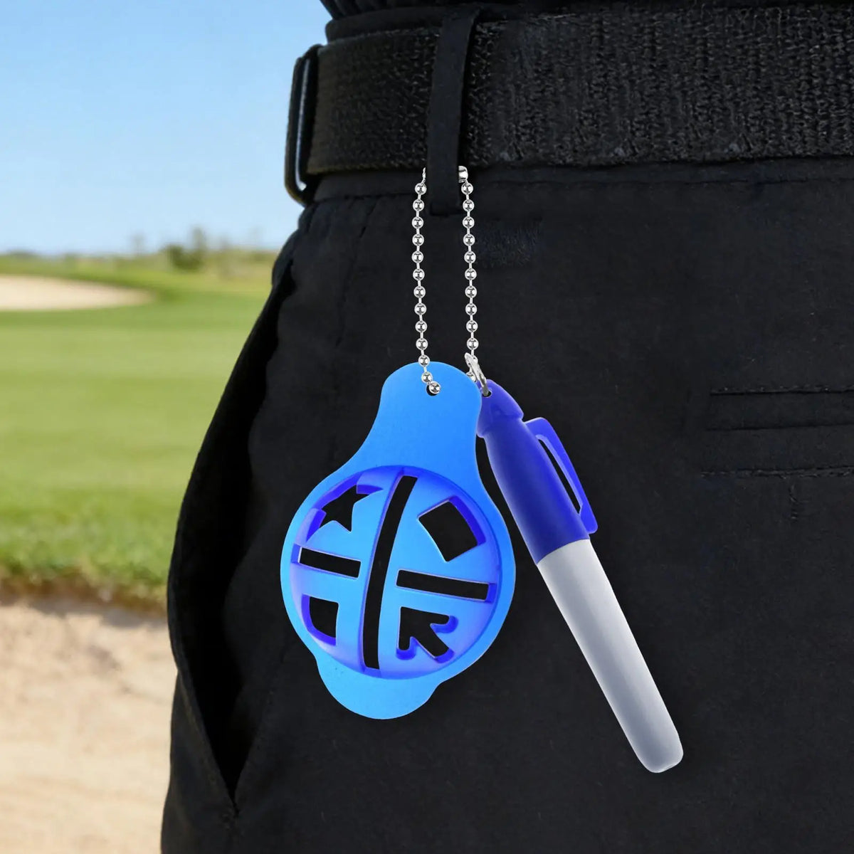 Reusable Golf Ball Line Marker Alignment Stencil Template Training