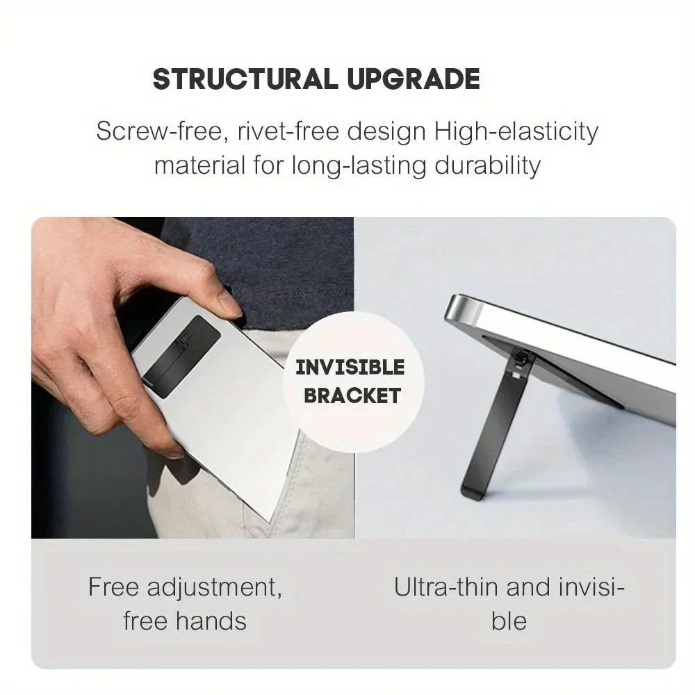 Foldable Stainless Steel Phone Kickstand – Universal Stand