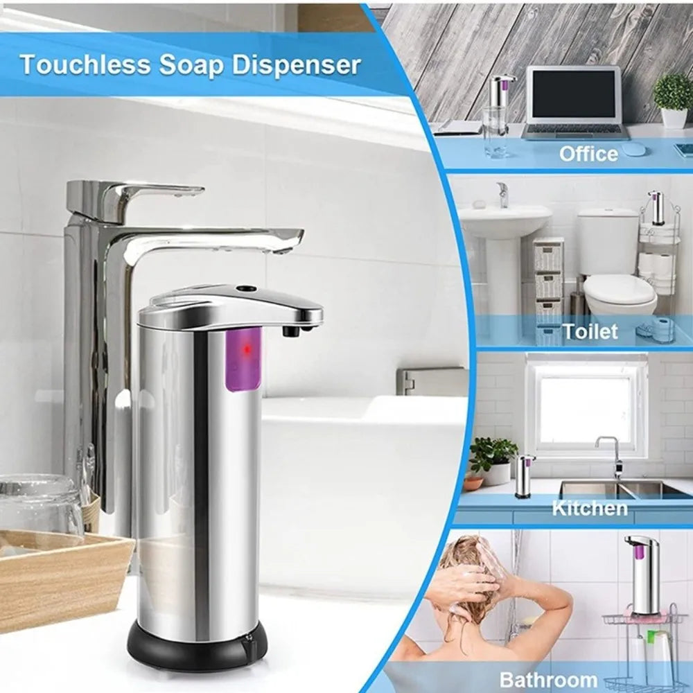 Stainless Steel Automatic Soap Dispenser Waterproof Electric