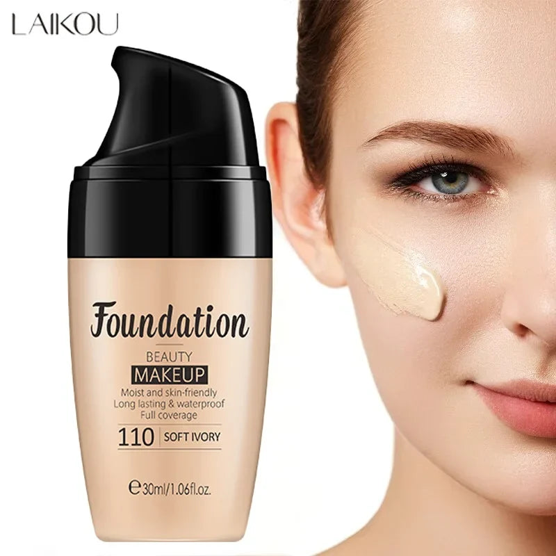 Liquid Foundation Moisturizing Long Lasting Face Comestics Natural