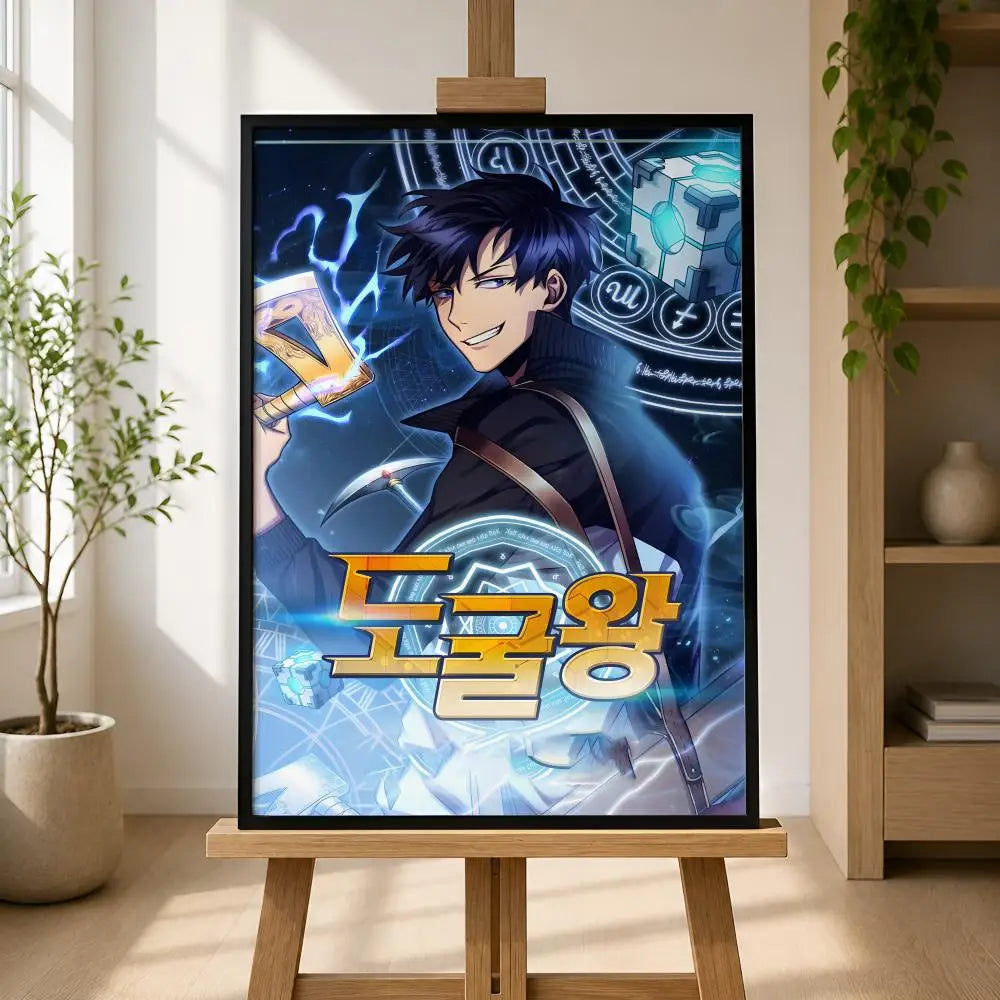 Tomb Raider King Manhwa PVC Wall Poster – Peel & Stick HD Art
