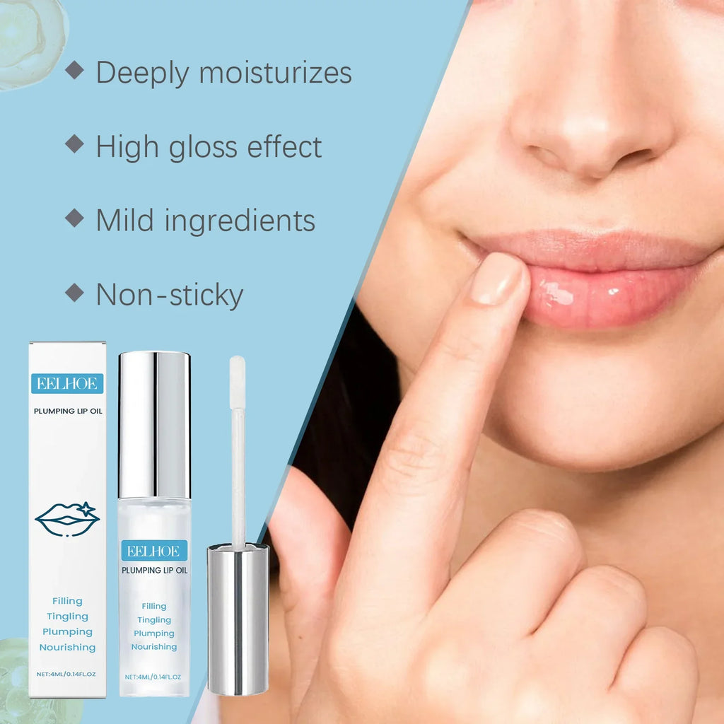 Eelhoe Plumping Lip Oil – Moisturizing Gloss & Lip Repair