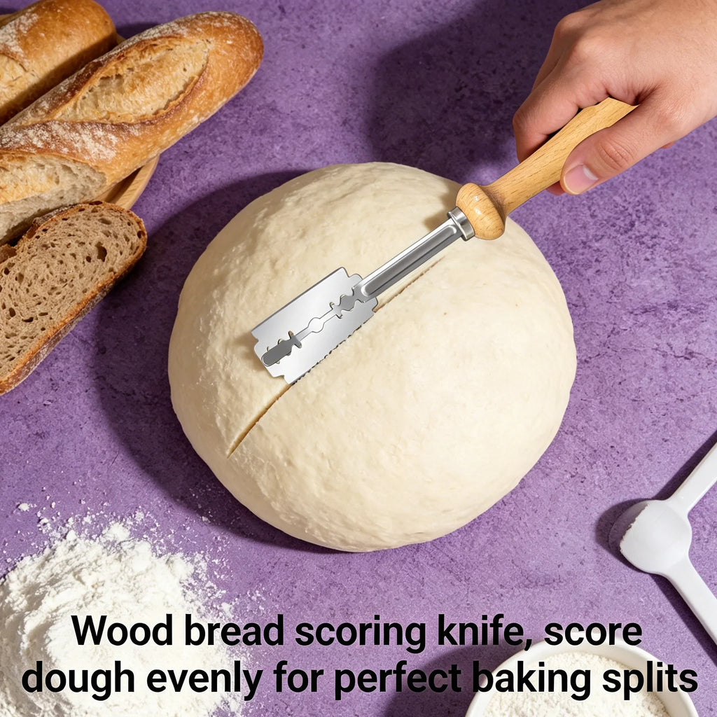 Bread Lame – Stainless Steel Dough Scoring Tool for Bakers