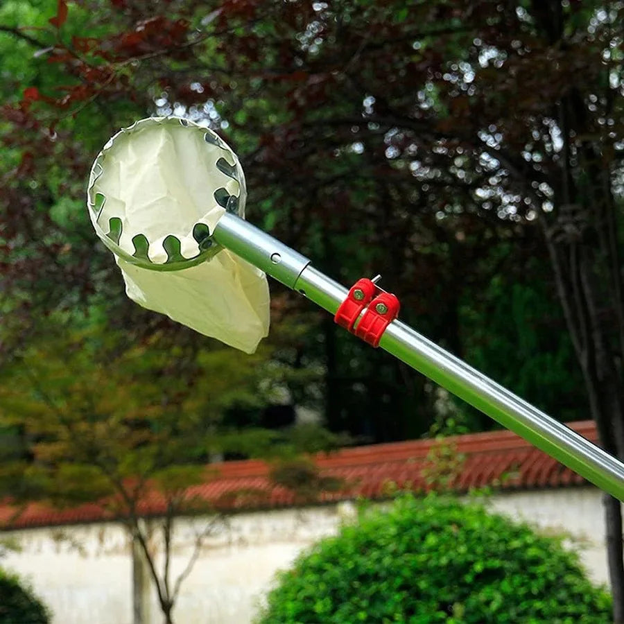 Adjustable Long Reach Fruit Picker Tool | Apple Cherry Berry