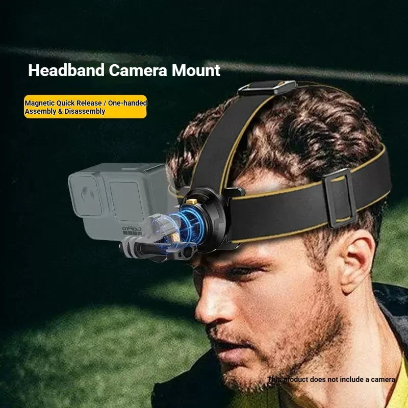 Magnetic Head & Chest Mount for DJI Osmo & Insta360 Cameras