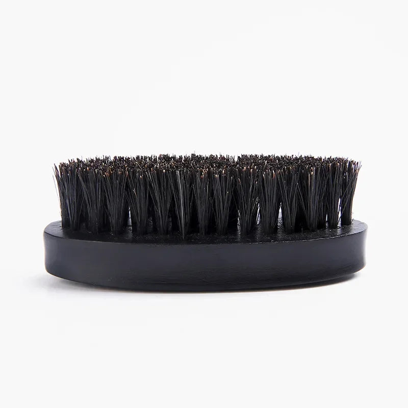 Men's Boar Bristle Beard Brush & Wood Comb Kit with Gift Bag