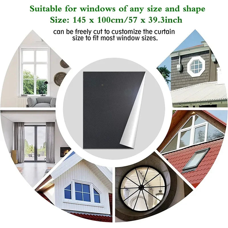 Temporary Blackout Blinds – Portable 100% Blackout Curtains