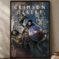 Crimson Desert Game Poster – Self-Stick HD PVC Wall Art