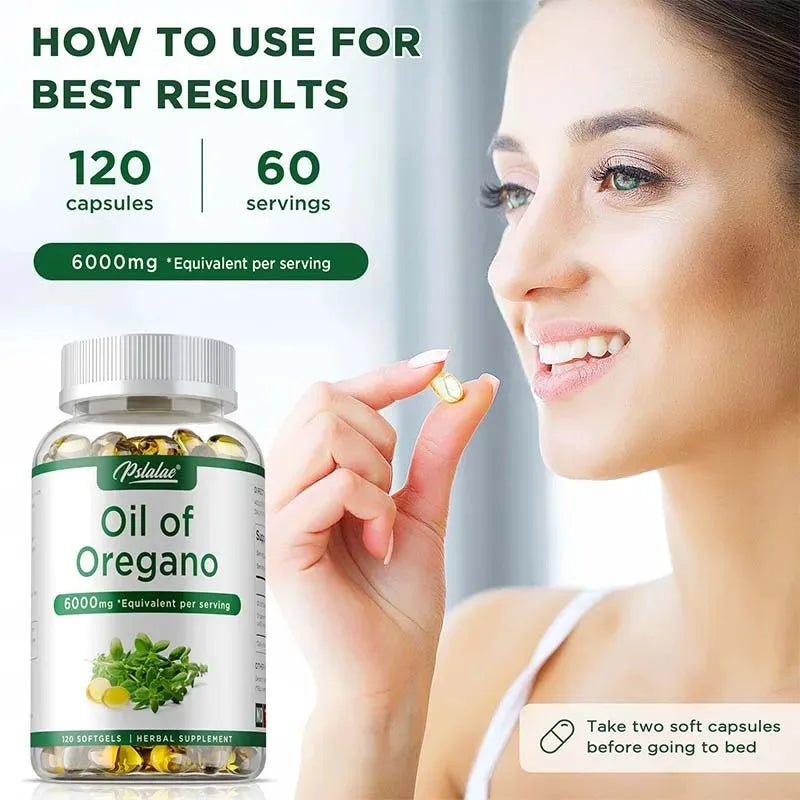 Oil of Oregano Capsules – Gut, Digestion & Immune Support