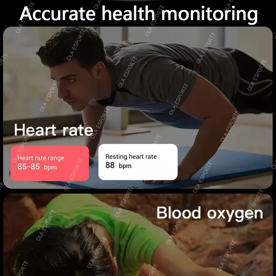 LED Hd Screen Smart Ring Tiktok Control Men 5ATM Waterproof Heart