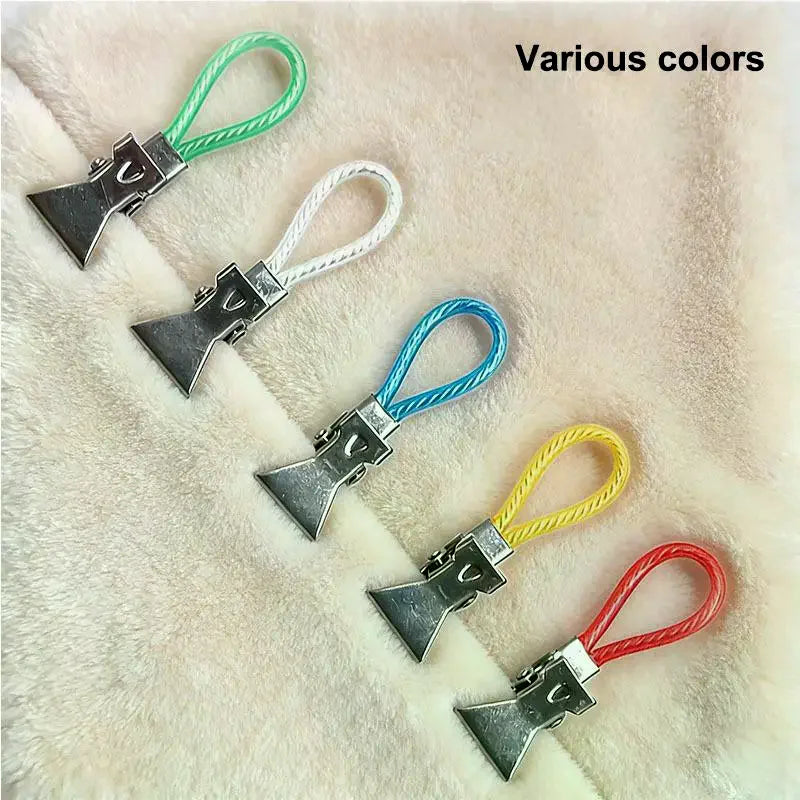 Colorful Stainless Steel Towel & Shower Curtain Clips