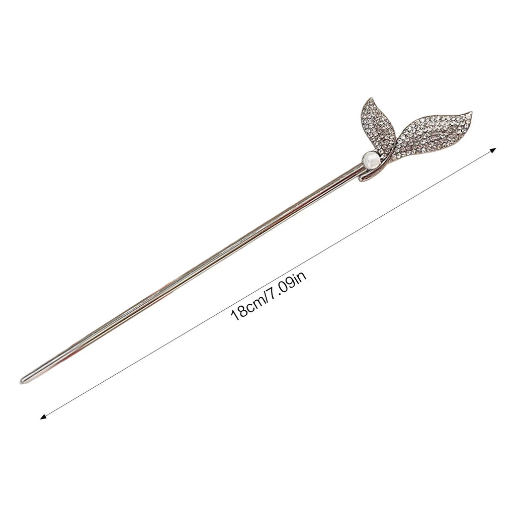 Pearl Mermaid Hairpin | Elegant Alloy Hair Clip for Women
