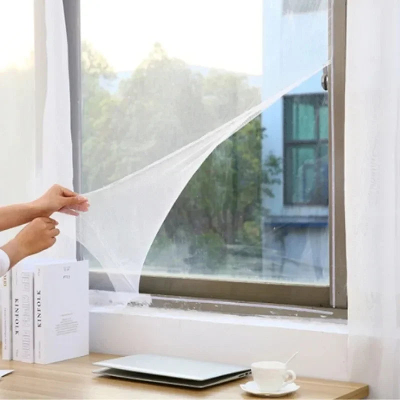 DIY Self-Adhesive Window Mosquito Net Screen | Cut-to-Size