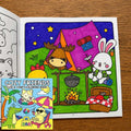 Cozy Friends Cute Animal Coloring Book 32 Pages Kawaii Cartoon Scenes