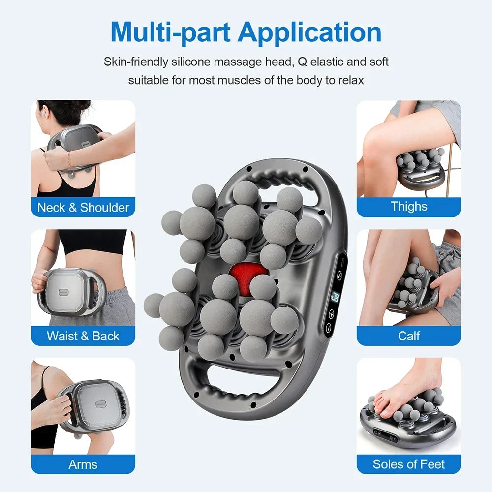 22-Head Deep Tissue Percussion Massage Gun High-power Vibration
