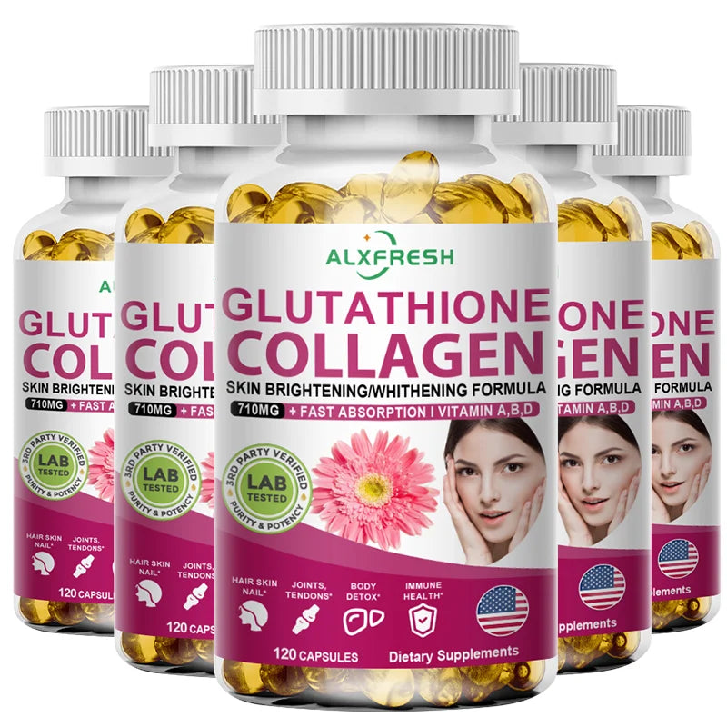 Alxfresh Collagen Peptide Glutathione Biotin Hyaluronic Capsules