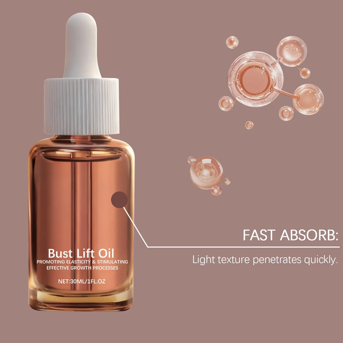 Ginger Extract Chest Firming Essential Oil – 30ml Plumping Oil