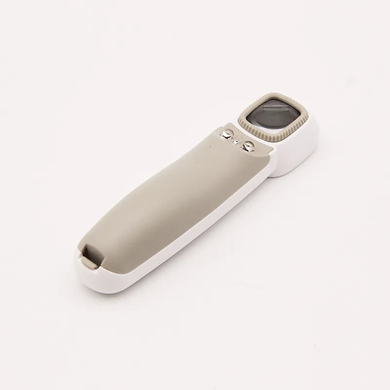 Handheld LED UV Magnifying Glass – HD Square Lens, 500X