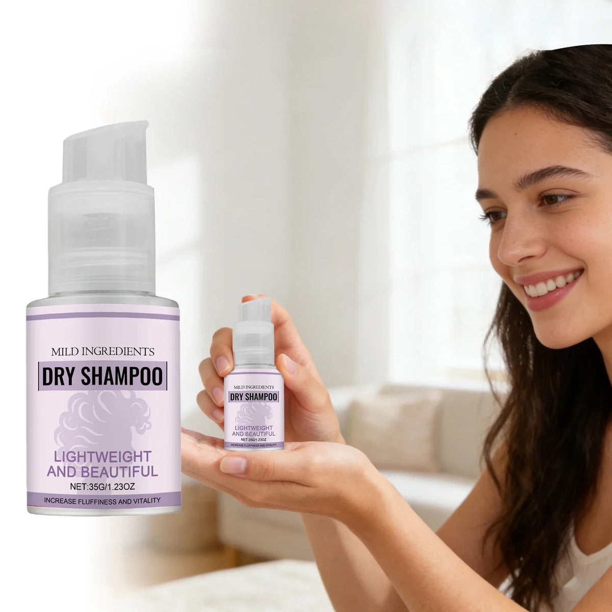 Jaysuing Portable Dry Shampoo Spray – Oil Control & Volume
