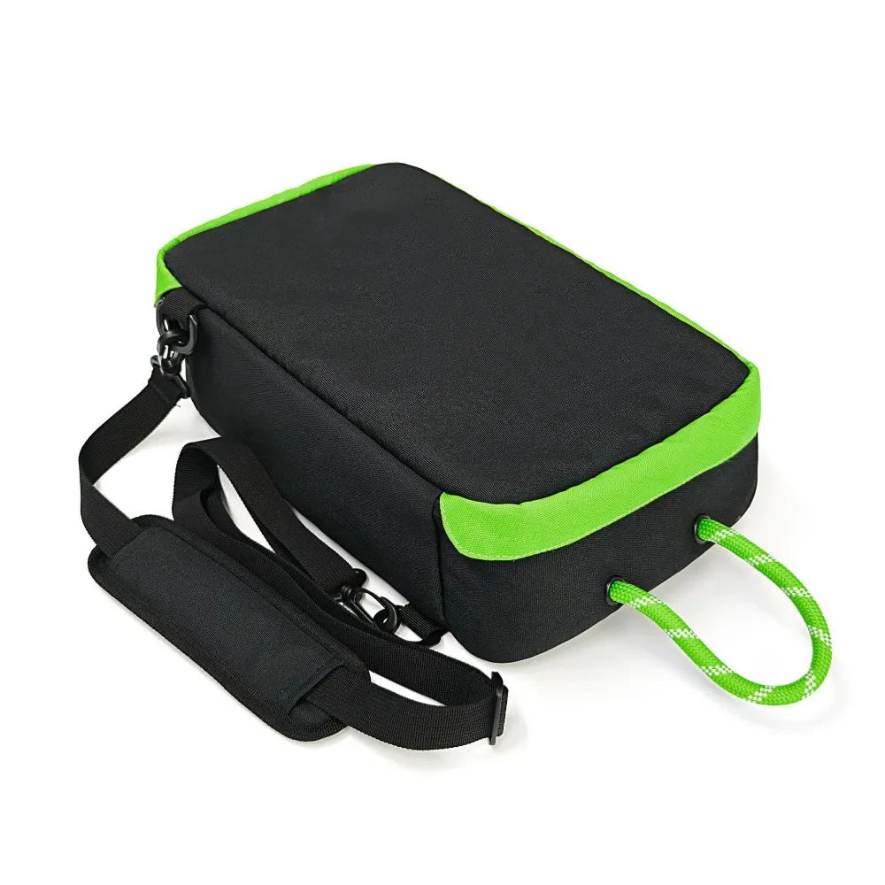 Portable Cuboid Shoe Bag – Breathable Travel Organizer & Shoulder Strap