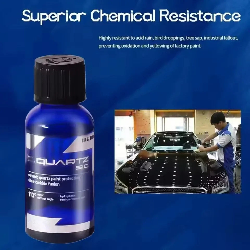 CAR CQUARTZ Sic Ceramic Coating Finish Quartz Based Nanotechnology