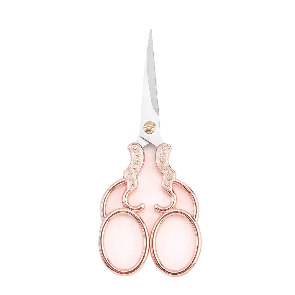 Gourd Pattern Vintage Stainless Steel Sewing Scissors 12.5cm