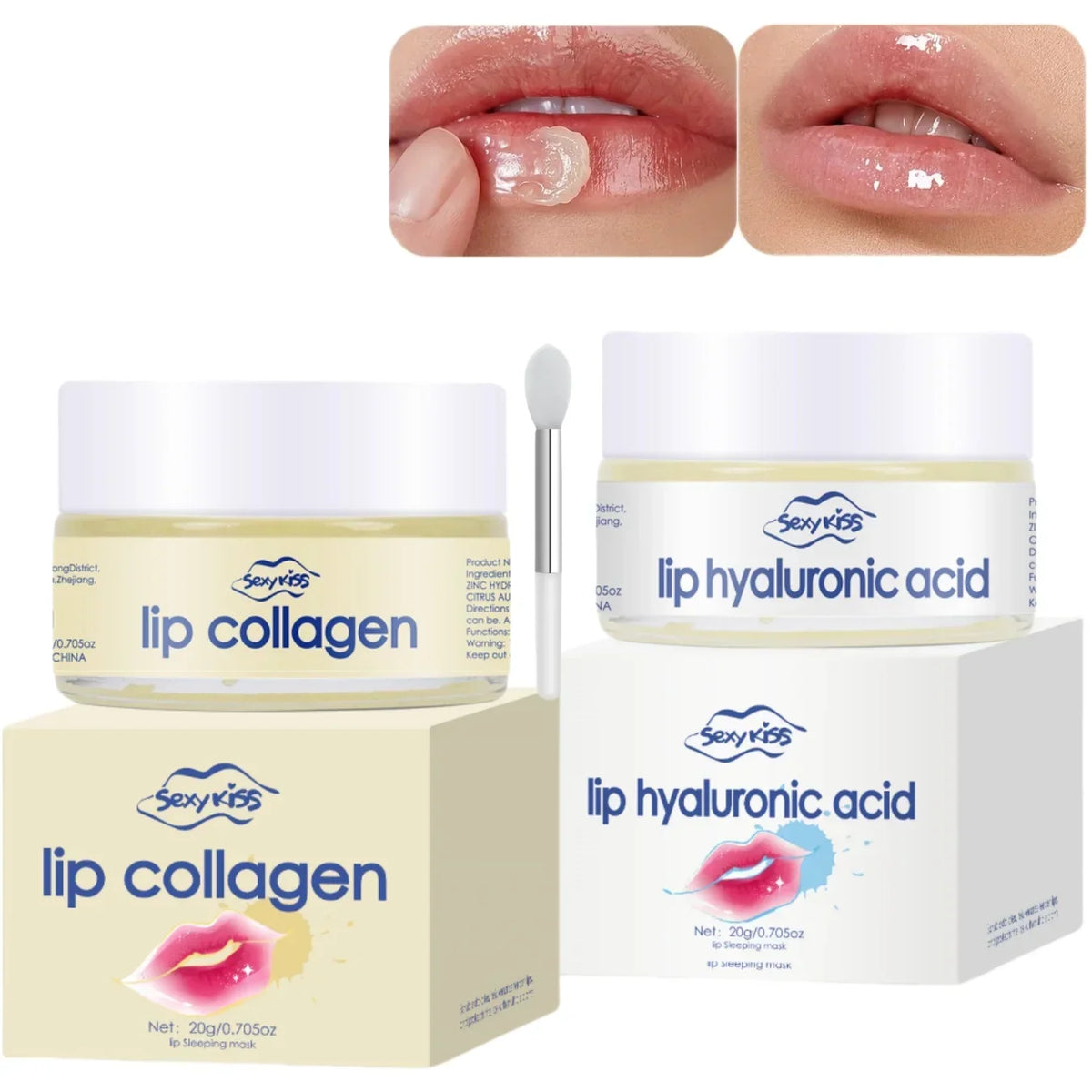 LAIKOU Hyaluronic Acid & Collagen Sleeping Lip Mask 20g