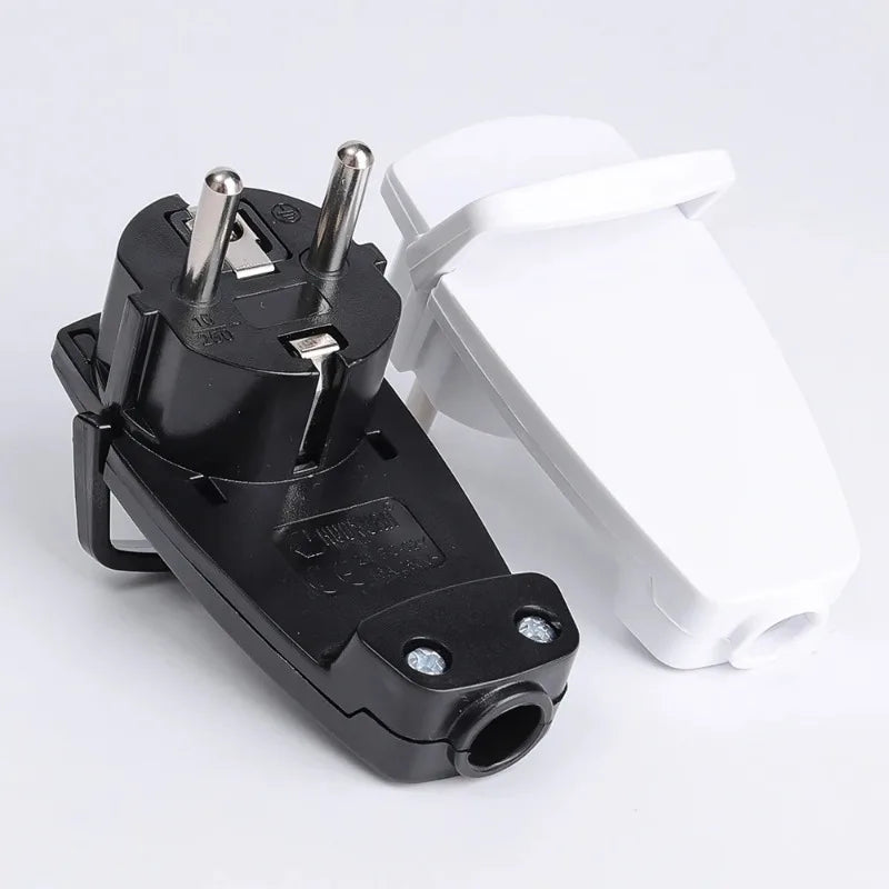 Ultra-Slim Euro Plug – German & French Universal Power Plug