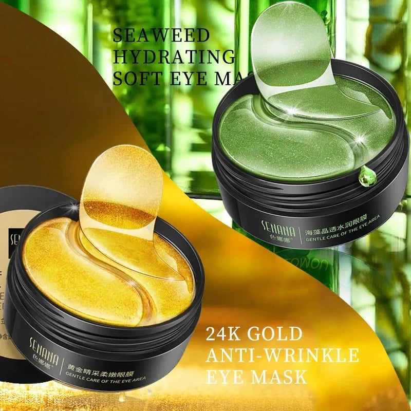 60pc Gold Hyaluronic Acid Eye Patches – Firming Korean Eye Mask