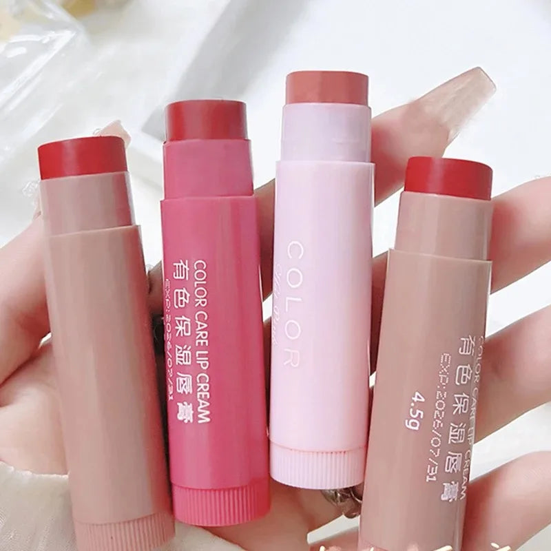 REAROYA Korean Lip Balm Glaze – Moisturizing Lipstick 3 Colors