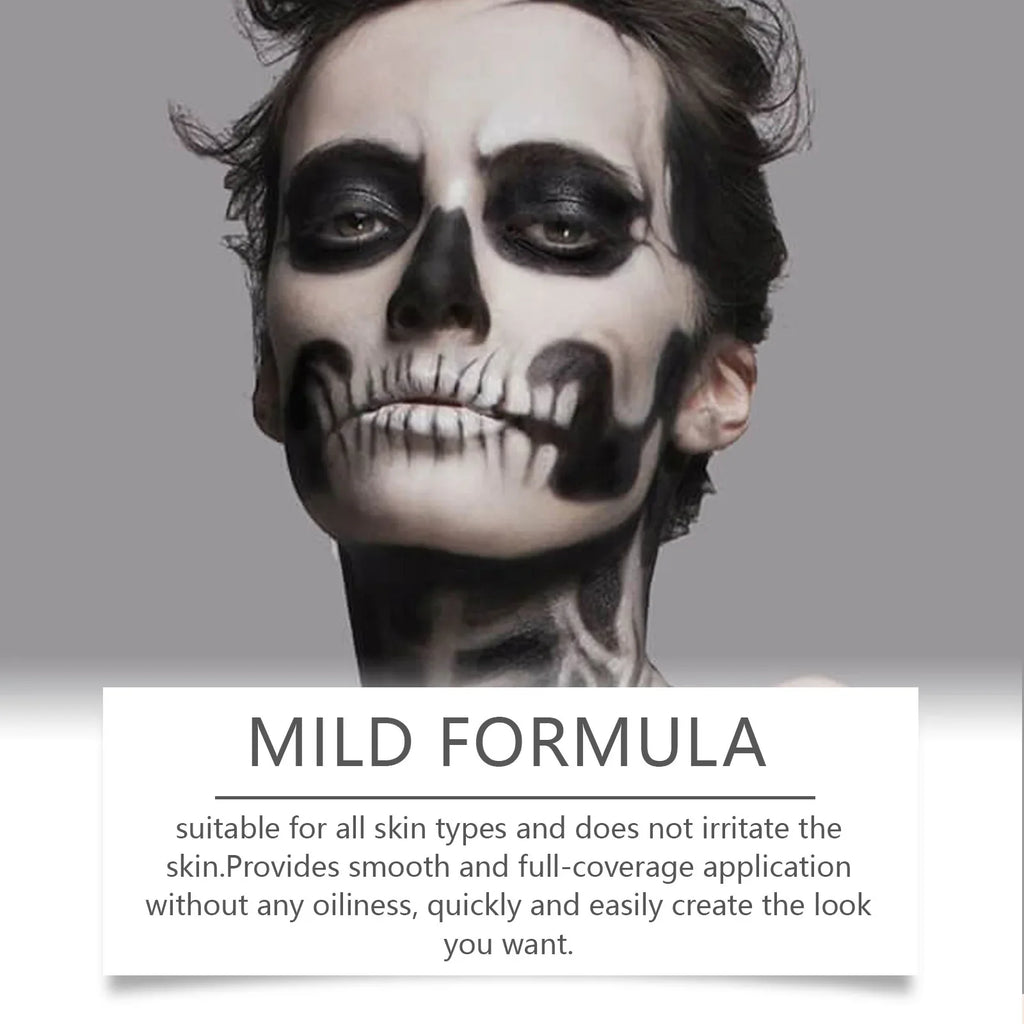 Halloween Face & Body Paint – Waterproof Clown Cosplay Cream