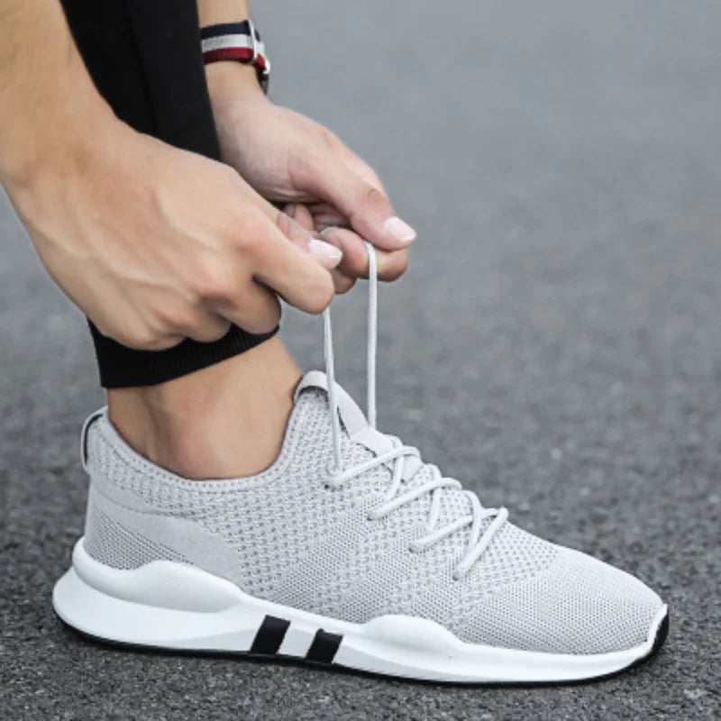 YBQJOO Men's Breathable Canvas Sneakers | Anti-Slip Walking Shoes
