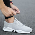 YBQJOO Men's Breathable Canvas Sneakers | Anti-Slip Walking Shoes