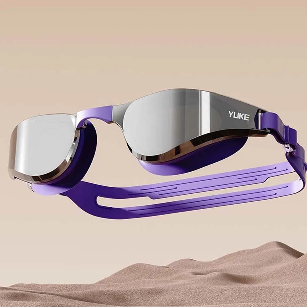 Anti-Fog Waterproof Swimming Goggles – UV Protection Wide View