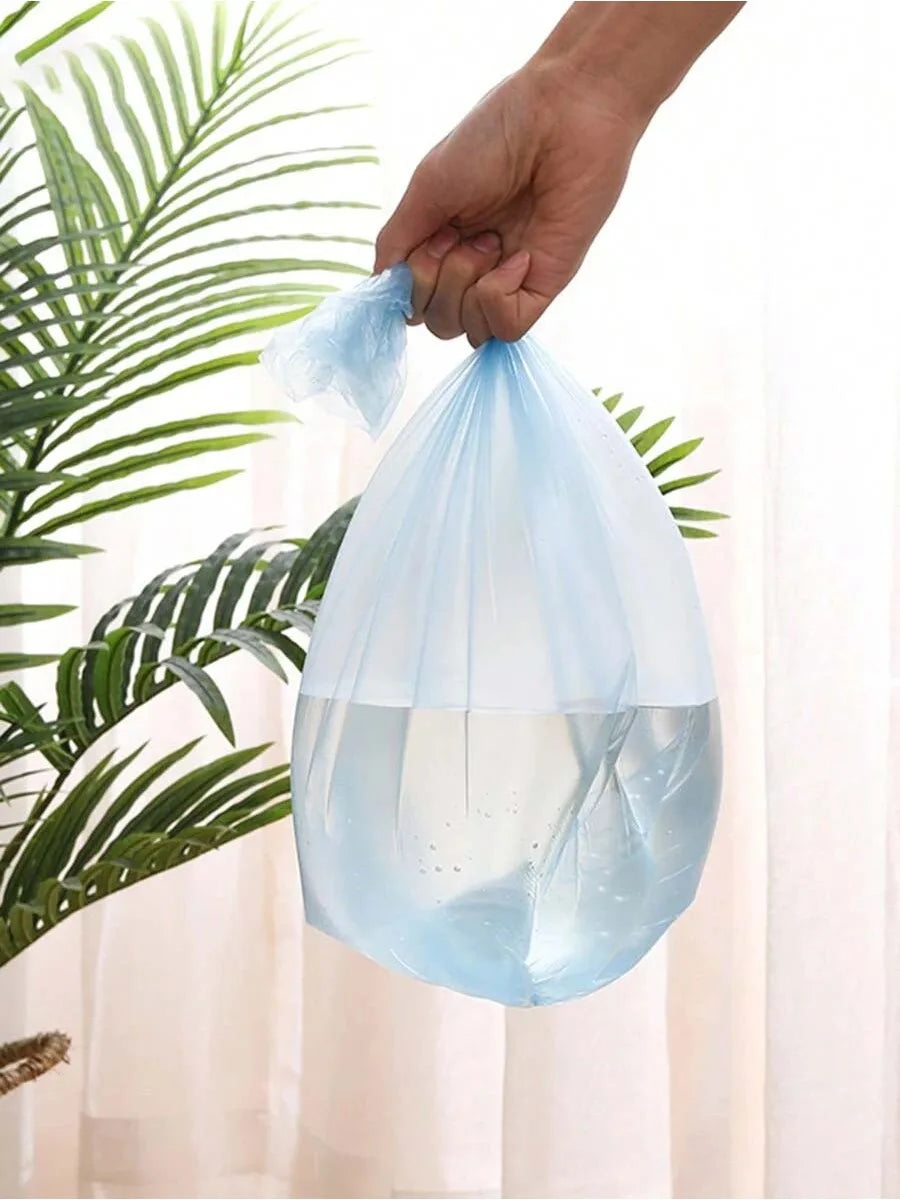 5rolls Multiple Colors Portable Plain Garbage Trash Bag Can Liners