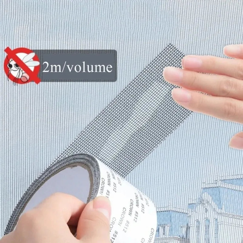 Window Screen Repair Tape | Waterproof Self-Adhesive Mesh Patch