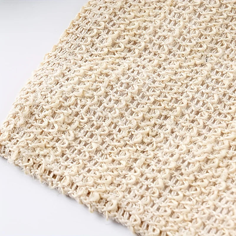 Cotton & Linen Exfoliating Scrub Towel | Face & Body Bath Cloth