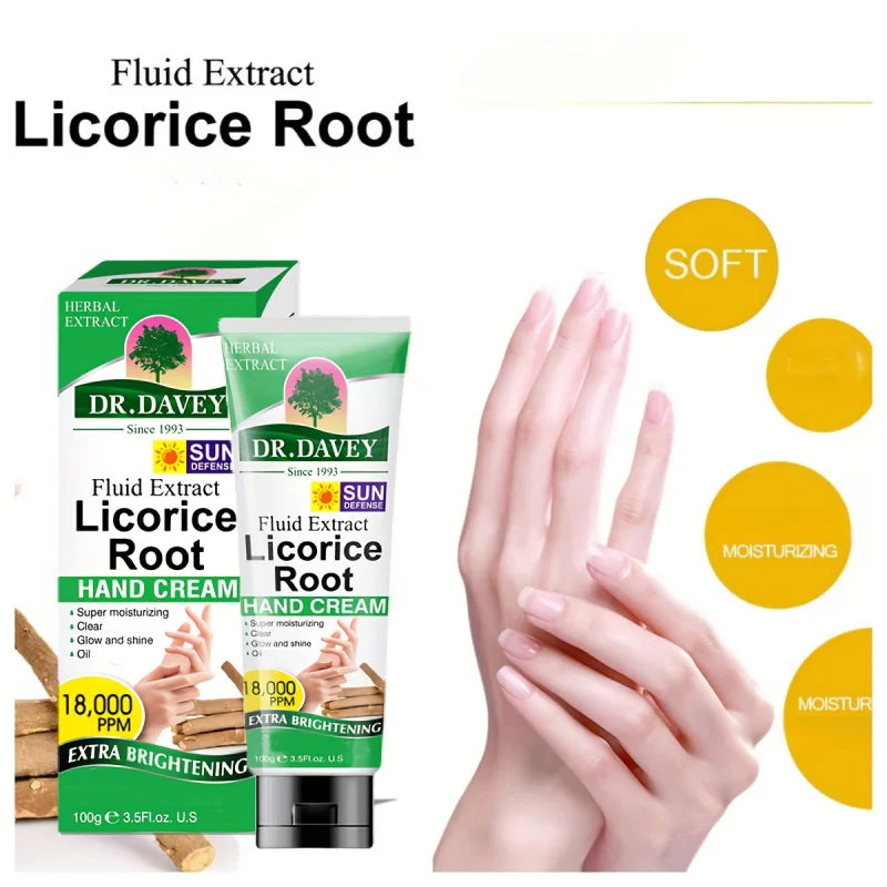DR.DAVEY Licorice Hand Cream – Moisturizing & Non-Greasy
