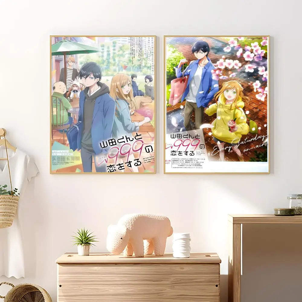 Yamada-kun at Lv999 Anime Poster HD Waterproof PVC Wall Sticker
