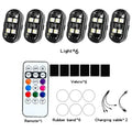 RGB LED Wireless Strobe Light – 8 Colors, Waterproof, Drone & Moto