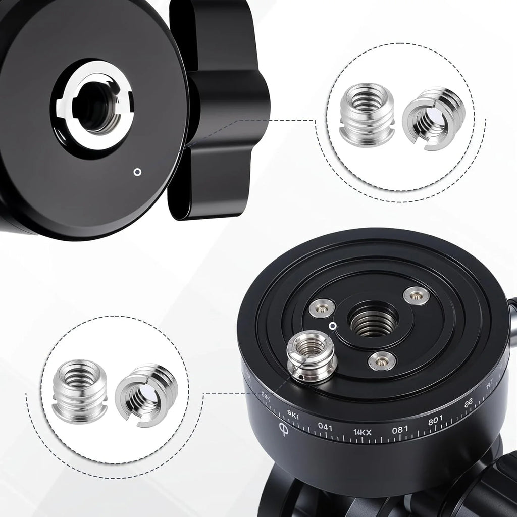 5-Pack 1/4 to 3/8" Camera Tripod Adapter Screws | VeFly
