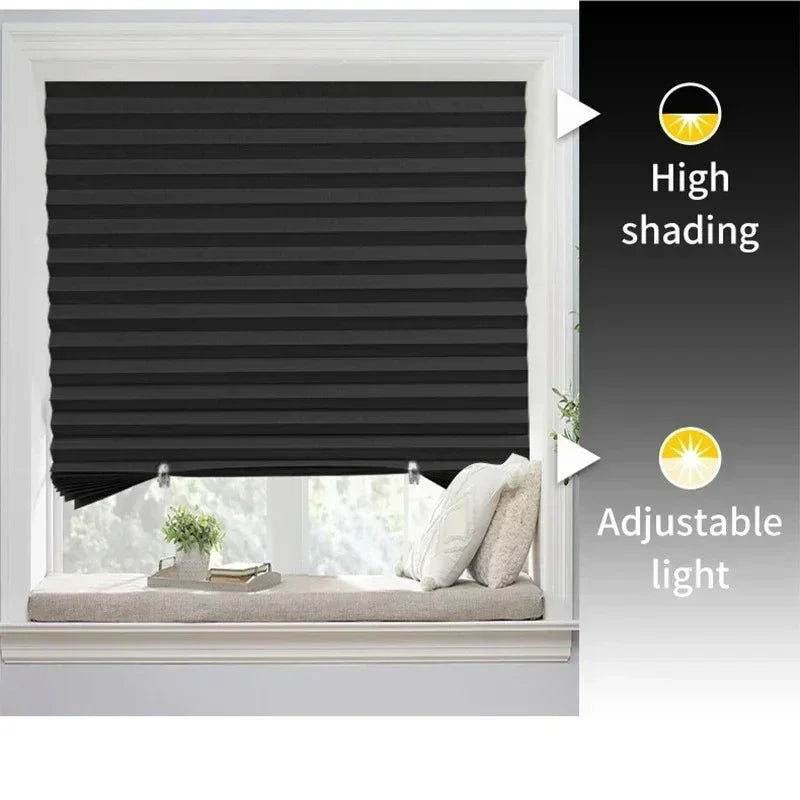 Self-Adhesive Pleated Window Blind | No-Drill Privacy Shade