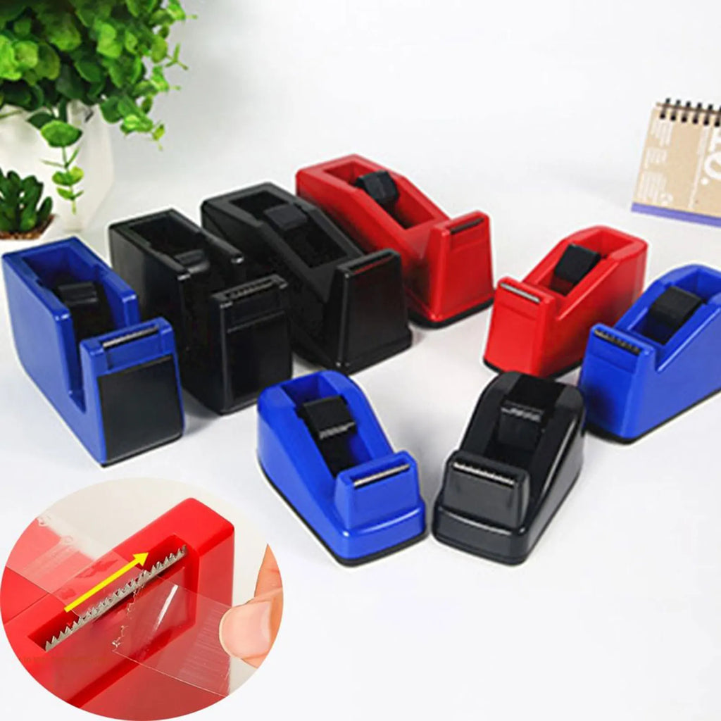 Desktop Tape Dispenser | Non-Slip Base, Sharp Cutter