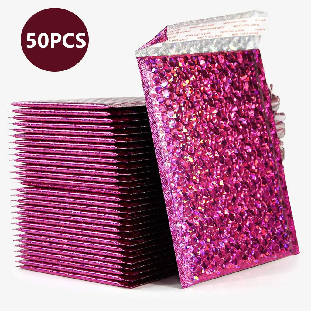 Small Business Supplies Holographic Shipping Bags Laser Packing Bag